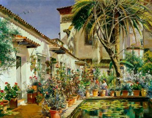 First Atrium of Santa Paula Convent Seville